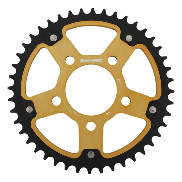 SuperSprox RST-727-44-GLD Gold Stealth Sprocket SuperSprox RST-727-44-GLD Gold Stealth Sprocket
